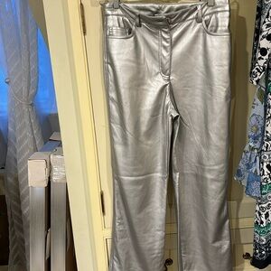 Rachel Zoe Metallic‎ Faux Leather Pants